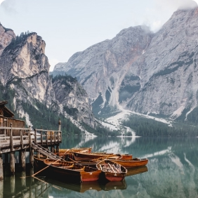 Fotografía del Lago di Braies